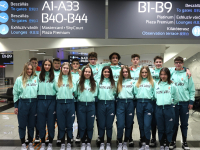 Már az EYOF helyszínén a magyar csapat